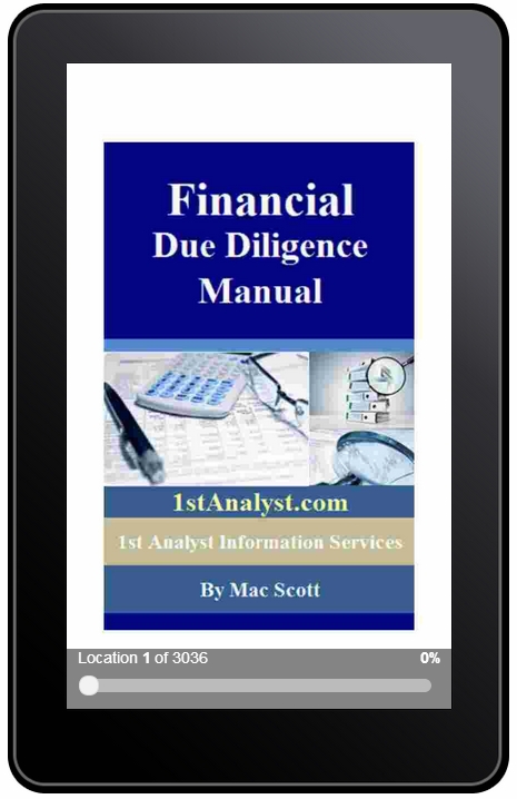 Financial due diligence manual - kindle version