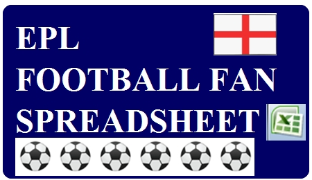 EPL Football Fan Spreadsheet