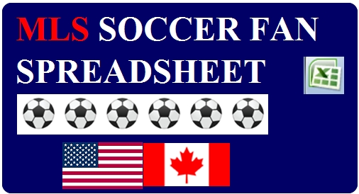 MLS Football Fan Spreadsheet