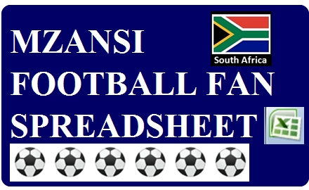 Mzansi Football Fan Spreadsheet