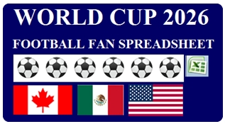 World Cup 2026 Football Fan Spreadsheet